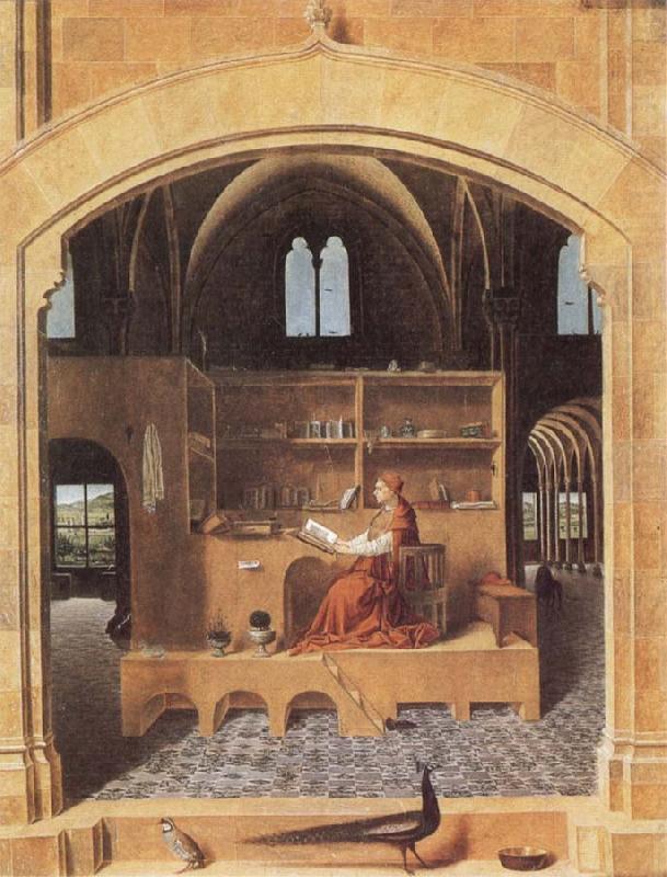 Antonello da Messina St Jerome in His Study china oil painting image